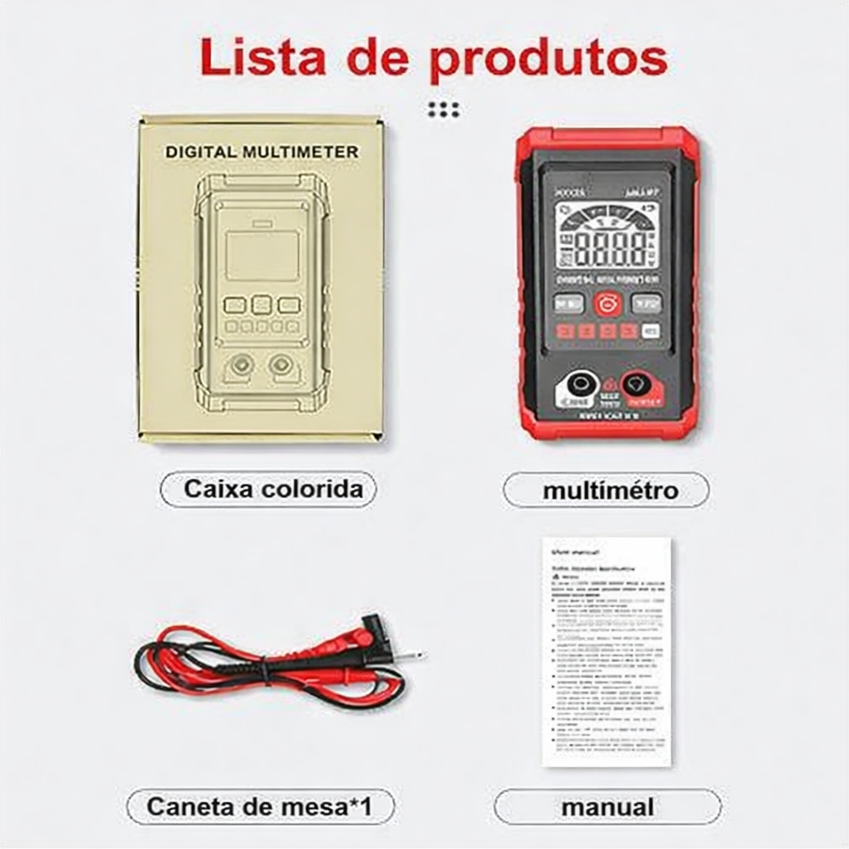 Multímetro Digital Automático HT